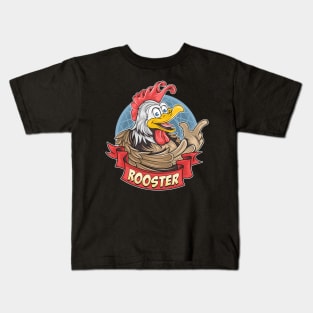 cute smiling rooster Kids T-Shirt